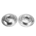 Power Stop 16-18 Hyundai Tucson Rear Evolution Drilled & Slotted Rotors - Pair