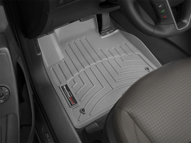 WeatherTech 13+ Hyundai Santa Fe Front FloorLiner - Grey