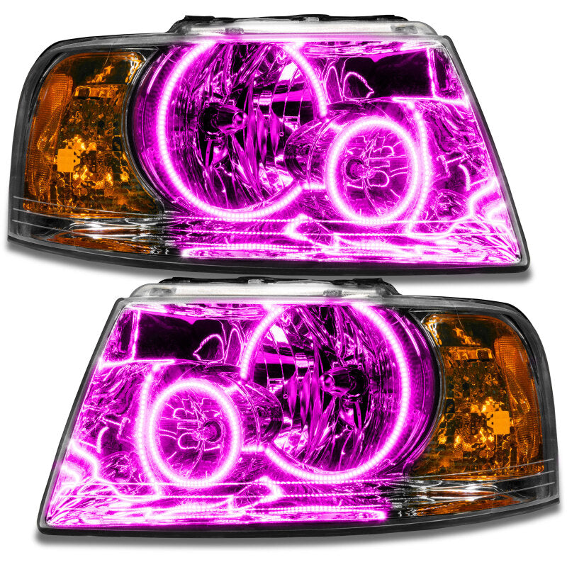 Oracle 03-06 Ford Expedition SMD HL - Chrome - ColorSHIFT w/ Simple Controller