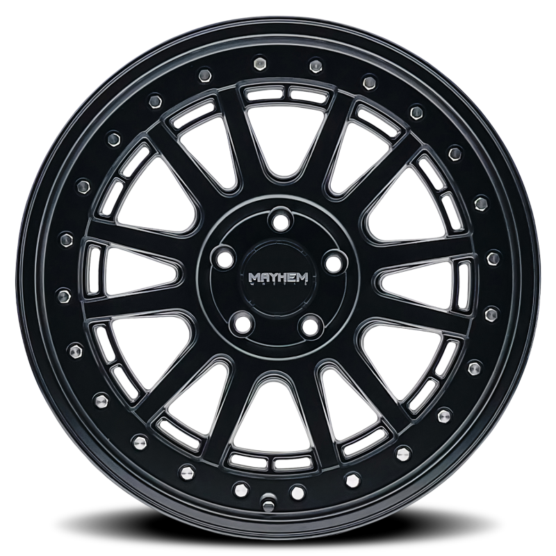 Mayhem 8305 Compass 15x7 / 5x100 BP / 15mm Offset / mm Hub Matte Black Wheel