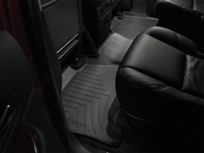 WeatherTech 07-13 Cadillac Escalade Rear FloorLiner - Black