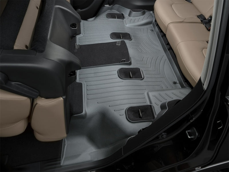 WeatherTech 14-19 Infiniti QX80 w/ 2nd Row Bucket Seats 3nd Row FloorLiner - Black