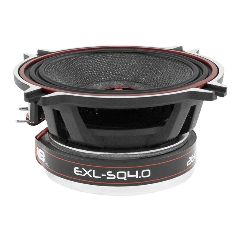 DS18 4in 60 Watts RMS 3 ohm 2-Way Coaxial Speakers And Component System w/ Fiberglass Cone