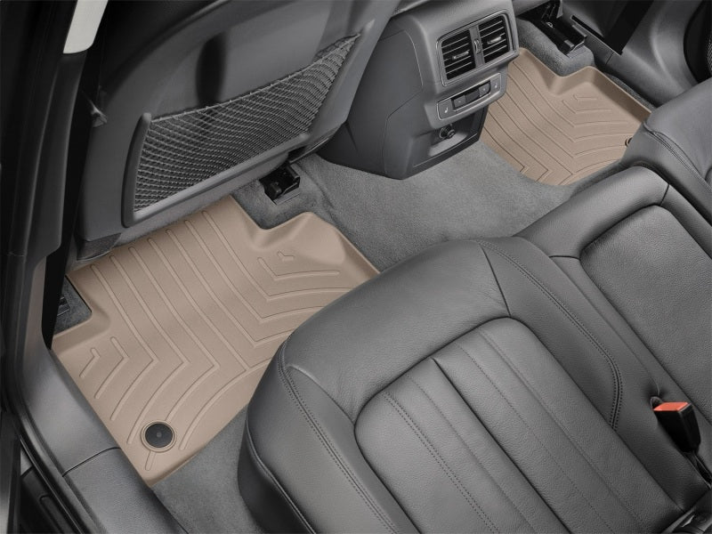 WeatherTech 2018+ Audi Q5/SQ5 Rear FloorLiner - Tan