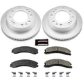 Power Stop 12-19 GMC Sierra 3500 HD Front Z17 Coated Brake Kit