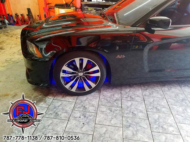 Oracle LED Illuminated Wheel Rings - Double LED - Blue