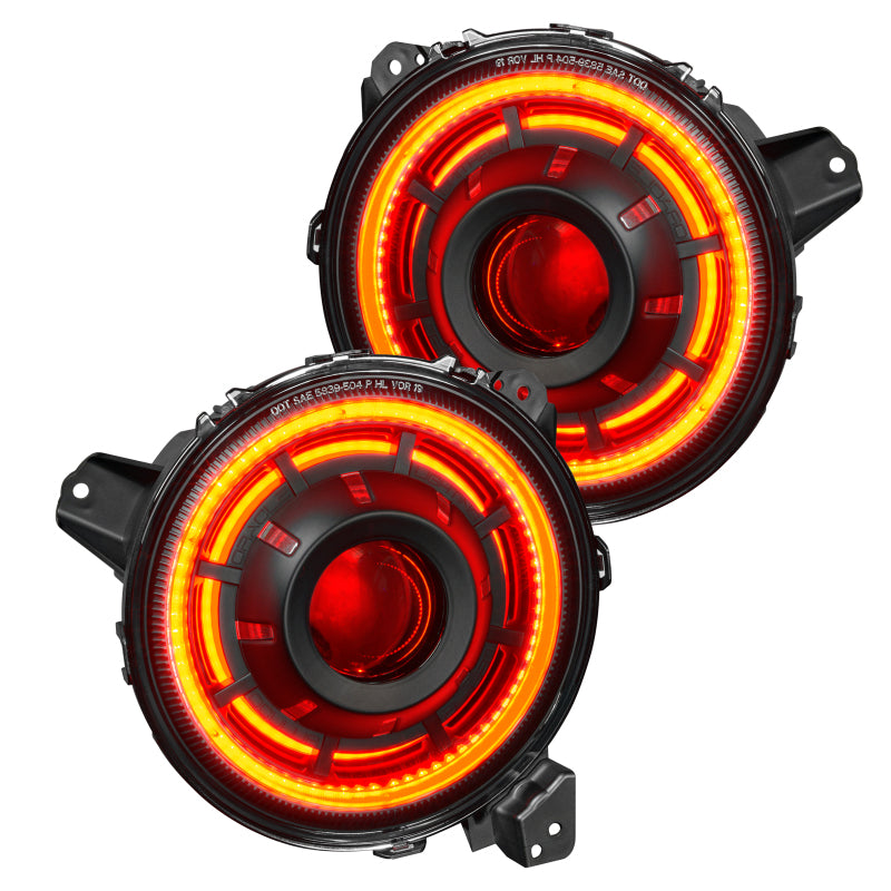 Oracle Oculus Bi-LED Projector Headlights for Jeep JL/Gladiator JT - w/ Simple Controller