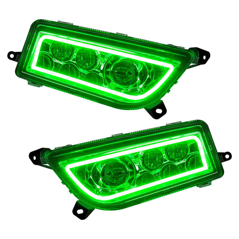 Oracle 14-21 POLARIS RZR 1000 XP Headlight Halo Kit - ColorSHIFT