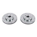 Power Stop 07-09 Hyundai Santa Fe Front Evolution Drilled & Slotted Rotors - Pair