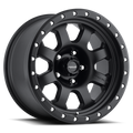 Raceline 928B Monster 17x9in / 5x139.7 BP / -12mm Offset / 107.95mm Bore - Satin Black Wheel