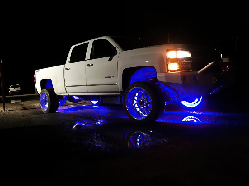 Oracle LED Illuminated Wheel Rings - Double LED - Blue