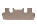WeatherTech 2018+ Lincoln Navigator Rear FloorLiner - Tan (Fits w/2nd Row Bucket Seats 2nd Row Cons)