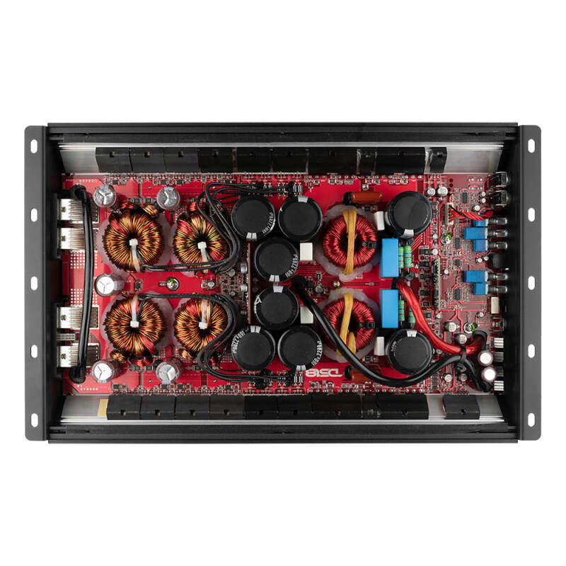 DS18 1-Channel Amp 9200 Burst/0.5ohm 5000/1ohm 3500/2ohm 2200/4ohm Watts RMS w/ Voltmeter Black