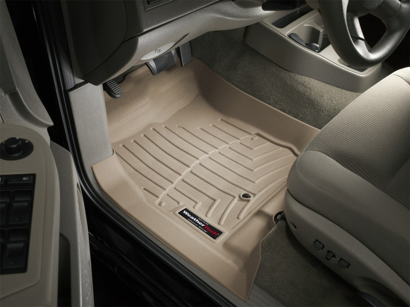 WeatherTech 05+ Dodge Dakota Club Cab Front FloorLiner - Tan