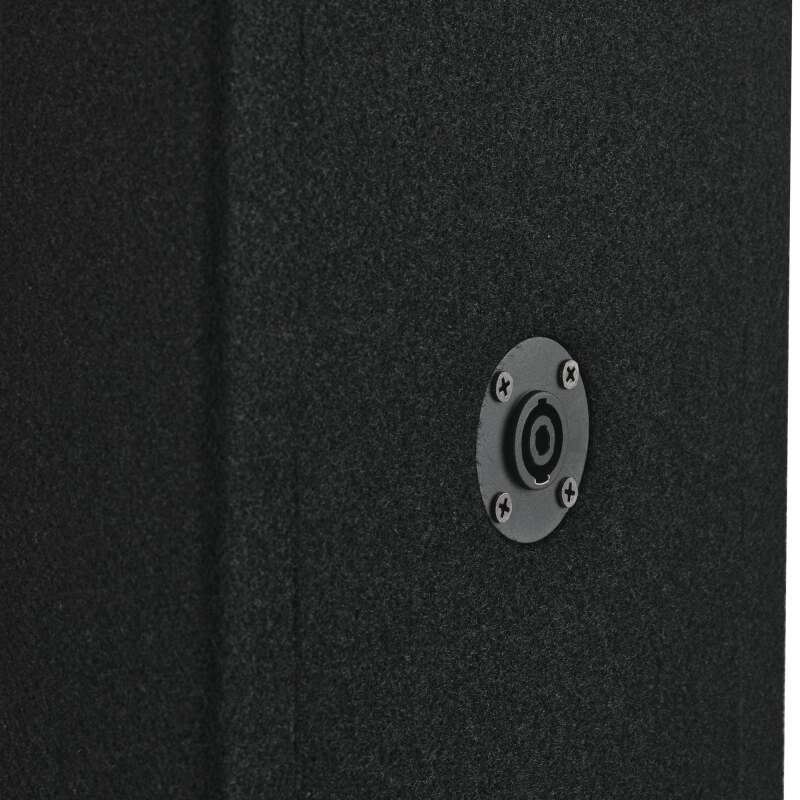 DS18 Ported Enclosure w/ 2x 8in Mids & 2x 3.6in (Not Included)- Black Carpet