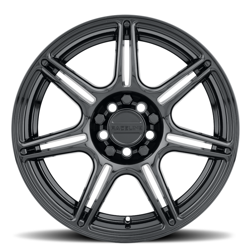 Raceline 148B Apex 20x8.5in / 5X112 BP / 35mm Offset / 66.56mm Bore - Gloss Black
