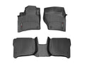 WeatherTech 11+ Porsche Cayenne Front and Rear FloorLiners - Black