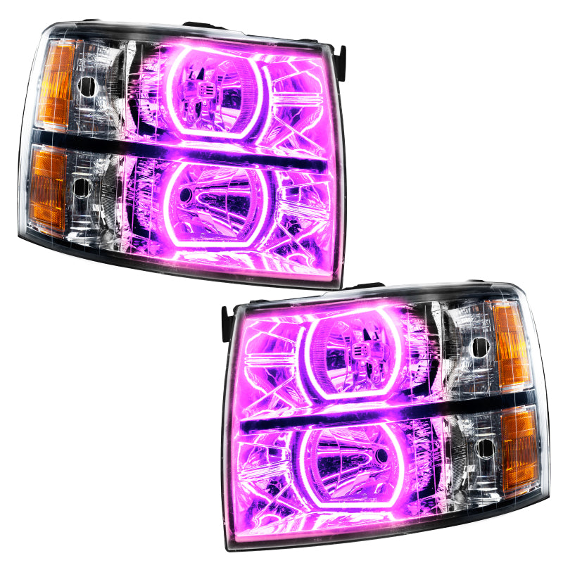 Oracle 07-13 Chevrolet Silverado SMD HL - Square Style - ColorSHIFT w/ 2.0 Controller