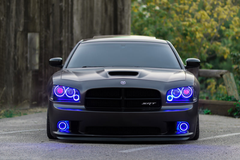 Oracle Dodge Charger 05-10 Triple Ring Halo Kit - ColorSHIFT w/ 2.0 Controller