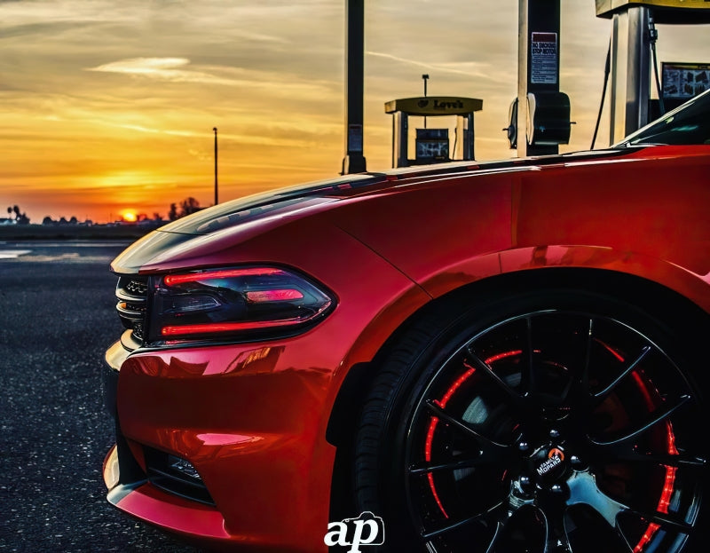 Oracle 15-21 Dodge Charger RGB+W DRL Headlight DRL Upgrade Kit - ColorSHIFT 2