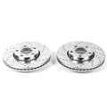 Power Stop 2005 Audi A4 Front Evolution Drilled & Slotted Rotors - Pair