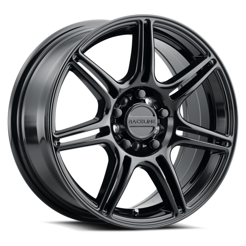 Raceline 148B Apex 18x8 / 5x112/5x120 BP / 40mm Offset / 74.1 Bore - Gloss Black Wheel