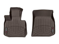 WeatherTech 2018+ BMW X3 Front FloorLiners - Cocoa