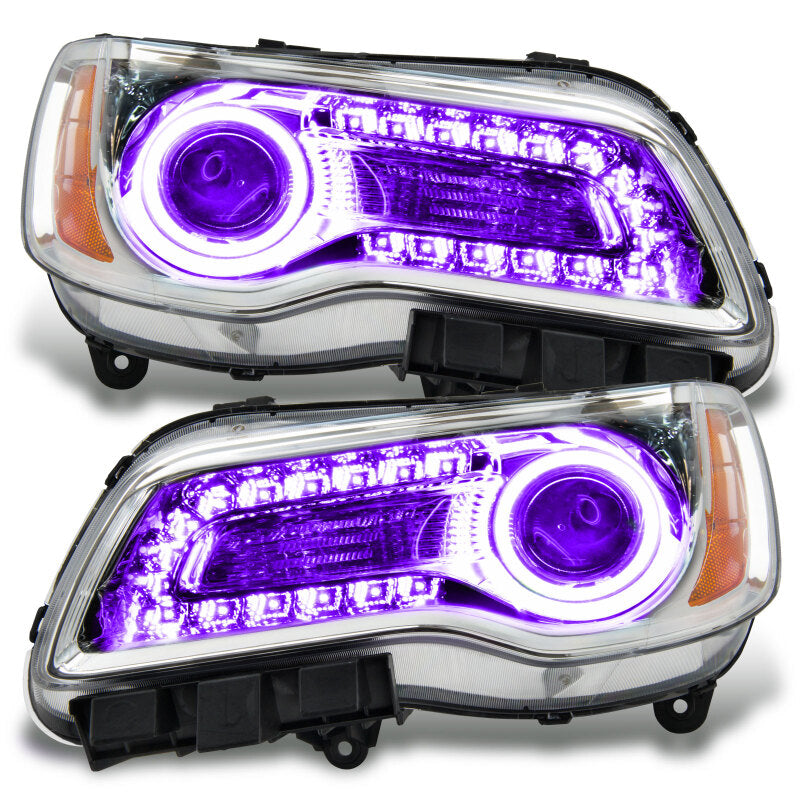Oracle 11-14 Chrysler 300C SMD HL - Chrome - NON HID - ColorSHIFT w/ 2.0 Controller
