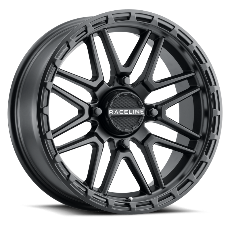 Raceline A11B Krank-XL 20x7in / 4x156 BP / 0mm Offset / 132.5mm Bore - Satin Black Wheel
