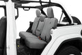 Bestop 18-23 Jeep Wrangler JL 4-Door Exc. 4Xe Rear W/O Fold Down Arm Rest Seat Covers (Charcoal)