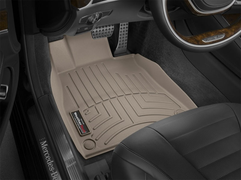 WeatherTech 14+ Mercedes-Benz S-Class Front FloorLiner - Tan