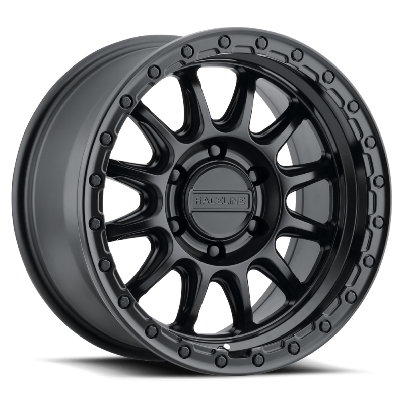 Raceline 960B Alpha 18X9 / 8X165.1 BP / 18mm Offset / 130.81 Bore - Satin Black Wheel
