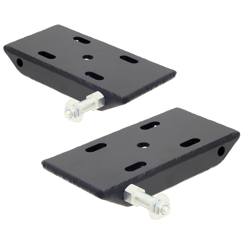 RockJock YJ Heavy Duty Spring Plates w/ Sway Bar Mounts 2 1/2in Wide Springs