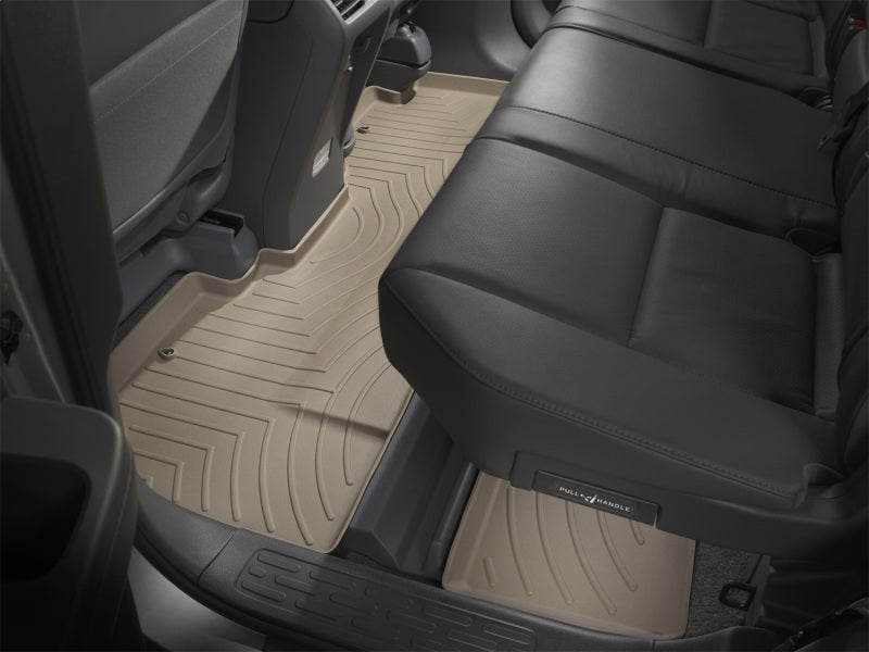 WeatherTech 06+ Honda Ridgeline Rear FloorLiner - Tan