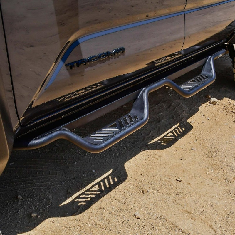 Westin 2024-2026 Toyota Tacoma Dbl Cab Outlaw Drop Nerf Step Bars - Textured Black