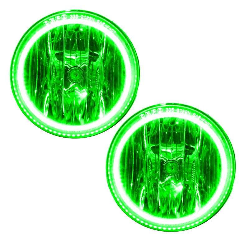 Oracle 12-16 Chevrolet Sonic LED Fog Light Halo Kit - Green