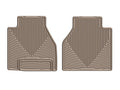 WeatherTech 2008+ Nissan Frontier Rear Rubber Mats - Tan