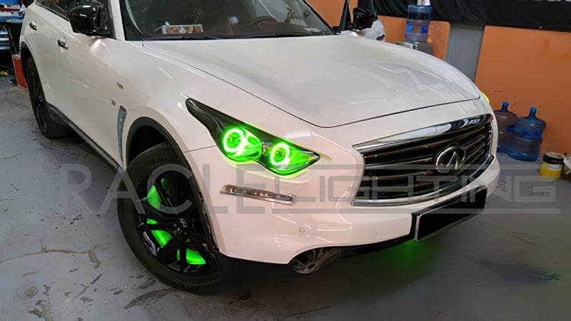 Oracle Infiniti QX70 09-15 Halo Kit - ColorSHIFT w/ 2.0 Controller
