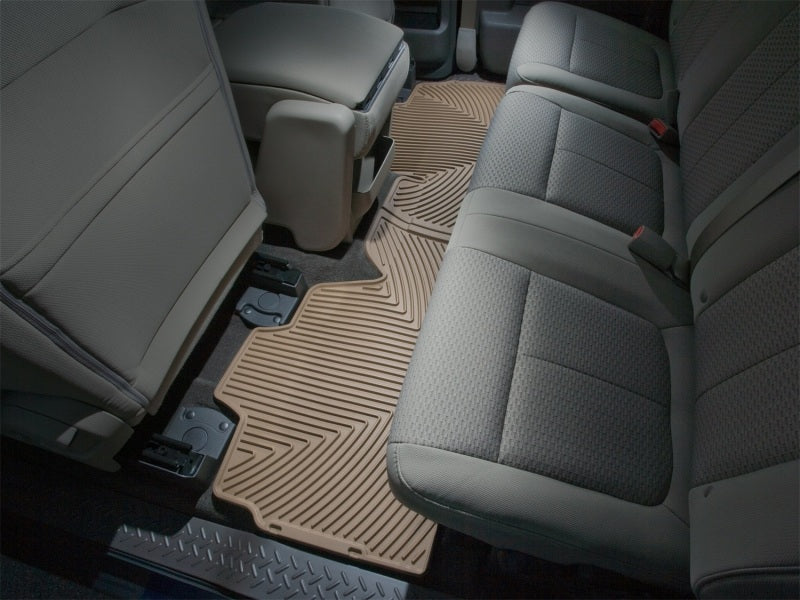 WeatherTech 09+ Ford F150 Super Cab Rear Rubber Mats - Tan