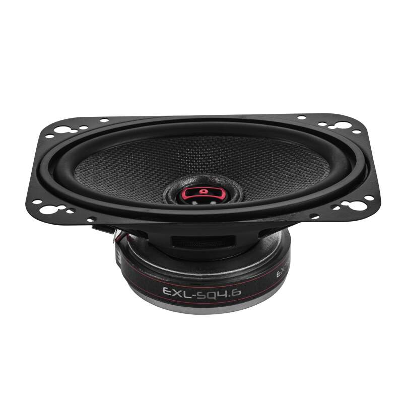 DS18 4x6in 60 Watts RMS 3 ohm 2-Way Coaxial Speakers And Component System w/ Fiberglass Cone