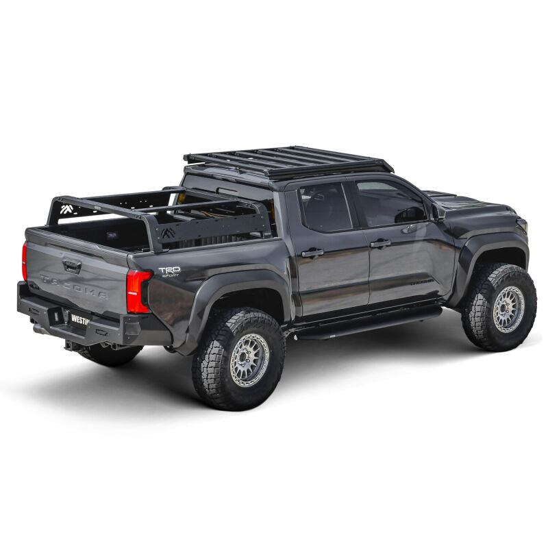 Westin 24-26 Toyota Tacoma Double Cab Mesa Roof Rack - Textured Black