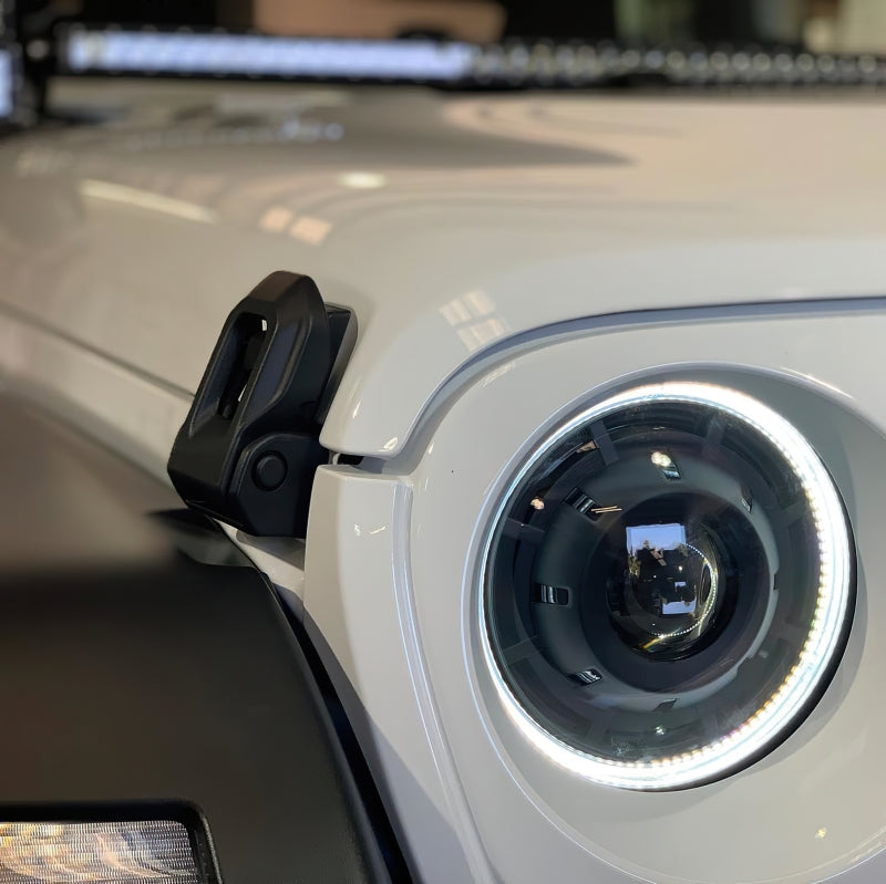 Oracle Oculus Bi-LED Projector Headlights for Jeep JL/Gladiator JT - Matte Blk - 5500K