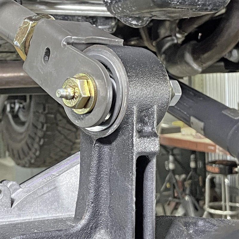 RockJock JL/JT Johnny Joint Rod End 2in Ball Int. Greased w/ Greasable Bolt Front End Housing