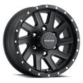 Raceline 820MB Twisted 16x6in / 8x165.1 BP / 0mm Offset / 4.90mm Bore - Satin Black Wheel