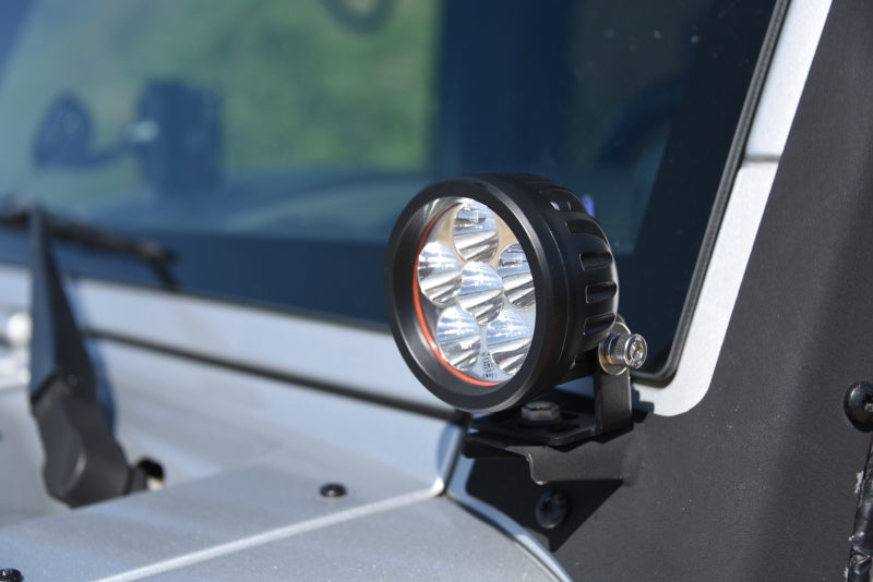 DV8 Offroad 3.5in Round 16W Driving Light Spot 3W LED - Black