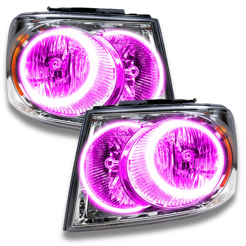 Oracle 07-09 Dodge Durango SMD HL - Chrome - ColorSHIFT w/ Simple Controller