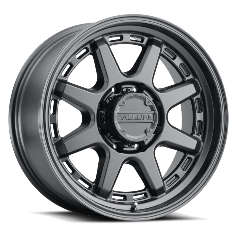 Raceline 947B Scout 18x9in / 5x127 BP / 0mm Offset / 78.1mm Bore - Satin Black Wheel