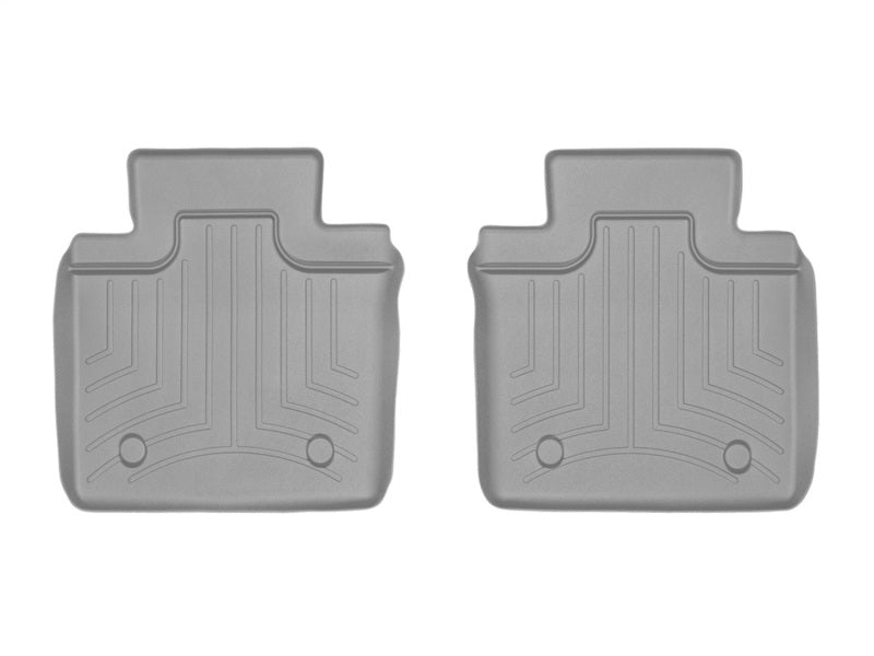WeatherTech 2014+ Maserati Quattroporte Rear FloorLiner - Grey (fits Models w/ 2 Zone Climate Cntrl)