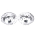 Power Stop 91-03 Ford Escort Rear Evolution Drilled & Slotted Rotors - Pair