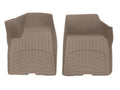 WeatherTech 2017+ GMC Acadia / Acadia Denali Front FloorLiner HP - Tan